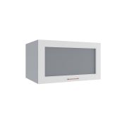 Верхний шкаф Квадро Белая кожа ГВПГС 800