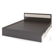 Кровать с ящиками 1,4м КР 605 Спальня Гармония (венге,белфорт/белфорт)