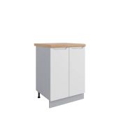 Стол Тренто Белая кожа С 600