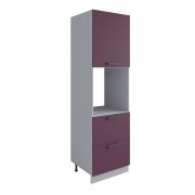 Пенал с нишей под духовку и ящиками Ройс Виноград софт ПНЯ 600