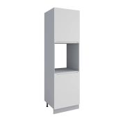 Пенал с нишей под духовку Тренто Штукатурка белая ПН 600 левый