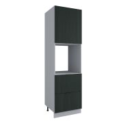 Пенал с нишей под духовку и ящиками Фенис 3Д Грин ПНЯ 600