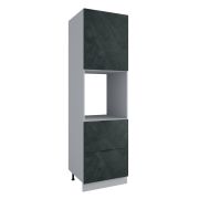 Пенал с нишей под духовку и ящиками Фенис Палм Грин ПНЯ 600