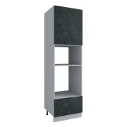 Пенал с нишей под духовку и СВЧ Фенис Палм Грин ПНС 600