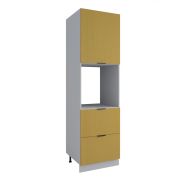 Пенал с нишей под духовку и ящиками Фенис 3Д Голд ПНЯ 600