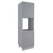 Пенал с нишей под духовку Арка Штукатурка серая ПН 600 левый