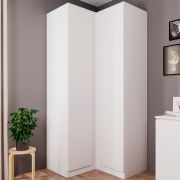 МС Мори Шкаф угловой МШУ 960.1 (МП/3) Белый