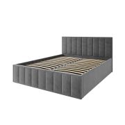 Кровать Лана 1600x2000 Графит Софт с подъемным механизмом