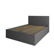 Кровать Румба 1400x2000 Графит Софт с подъемным механизмом