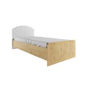 Сканди Кровать 900 Дуб бунратти / Белый гл