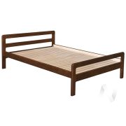 Кровать Массив 0,9Н (орех лак)