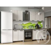 Кухня Элиана 2.0м (корпус белый/ясень анкор светлый) 38мм королевский опал