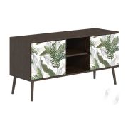 Тумба ТВ-3 Гостиная Art design Flora (венге/белый с рисунком)