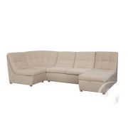 П-образный диван угловой Триумф 5 (ПДУ) Lovely 2 (топленое молоко)