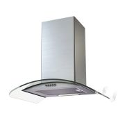 Вытяжка SABRINA 600 inox/glass push button