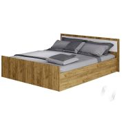 Кровать 1.6 LIGHT КР-17 МС Евро (крафт/белый)