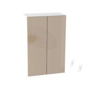 Кухня «Эстетик»: Шкаф верхний 609, ШВ 609 новый (сиенна/корпус белый)