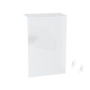 Кухня «Эстетик»: Шкаф верхний 609, ШВ 609М (магнолия/корпус белый)