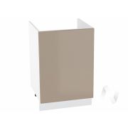 Кухня «Эстетик»: Шкаф нижний под мойку 600, ШНМ 600М (сиенна/корпус белый)
