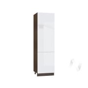 Кухня «Эстетик»: Шкаф пенал 600, ШП 600М (магнолия/корпус венге)