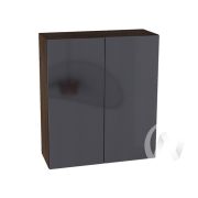 Кухня «Эстетик»: Шкаф верхний 809, ШВ 809 новый (силвер/корпус венге)