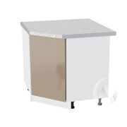 Кухня «Эстетик»: Шкаф нижний угловой 890, ШНУ 890 (сиенна/корпус белый)