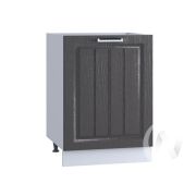 Кухня «Луксор»: Шкаф нижний 600М, ШН 600М (Клен серый/корпус белый)