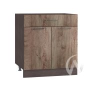 Кухня «Палермо»: Шкаф нижний с ящиками 600, ШН1Я 600 (Дуб остин беж/корпус венге)