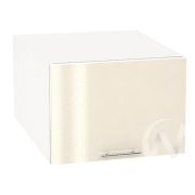 Кухня «Валерия-М»: Шкаф верхний горизонтальный 510, ШВГ 510 (Ваниль глянец/корпус белый)