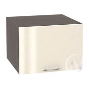 Кухня «Валерия-М»: Шкаф верхний горизонтальный 510, ШВГ 510 (Ваниль глянец/корпус венге)