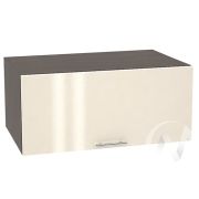 Кухня «Валерия-М»: Шкаф верхний горизонтальный 810, ШВГ 810 (Ваниль глянец/корпус венге)