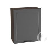 Кухня «Глетчер»: Шкаф верхний 600М, ШВ 600М (Маренго силк/корпус венге)