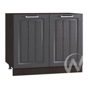 Кухня «Луксор»: Шкаф нижний 800, ШН 800 (Клен серый/корпус венге)