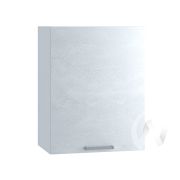 Кухня «Лиана»: Шкаф верхний 600М, ШВ 600М (бетон снежный/корпус белый)