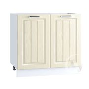 Кухня «Луксор»: Шкаф нижний 800, ШН 800 (Клен крем/корпус белый)