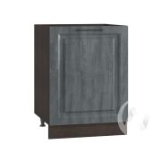 Кухня «Либерти»: Шкаф нижний 600М, ШН 600М (Холст грей/корпус венге)
