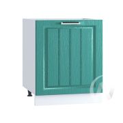 Кухня «Луксор»: Шкаф нижний 600М, ШН 600М (Клен бирюза/корпус белый)