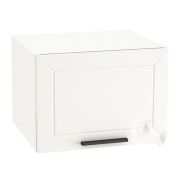 Кухня «Глетчер»: Шкаф верхний горизонтальный 510, ШВГ 510 (Айленд силк/корпус белый)