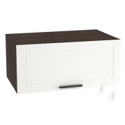 Кухня «Глетчер»: Шкаф верхний горизонтальный 810, ШВГ 810 (Айленд Силк/корпус венге)