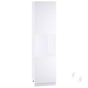 Кухня «Мемфис»: Шкаф пенал 600Н, ШП 600Н (белый софт/корпус белый)