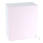 Кухня «Мемфис»: Шкаф верхний 600, ШВ 600М (японский шелк/корпус белый)