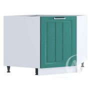 Кухня «Луксор»: Шкаф нижний угловой 890, ШНУ 890 (Клен бирюза/корпус белый)