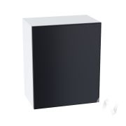 Кухня «Мемфис»: Шкаф верхний 600, ШВ 600М (черный трюфель/корпус белый)