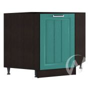 Кухня «Луксор»: Шкаф нижний угловой 890, ШНУ 890 (Клен бирюза/корпус венге)