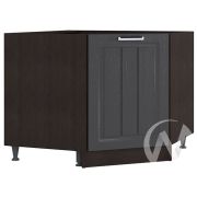 Кухня «Луксор»: Шкаф нижний угловой 890, ШНУ 890 (Клен серый/корпус венге)