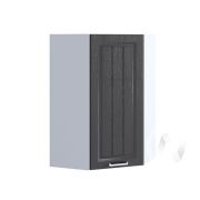 Кухня «Луксор»: Шкаф верхний угловой 599, ШВУ 599 (Клен серый/корпус белый)