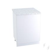 Кухня «Мемфис»: Шкаф нижний 600, ШН 600М (белый софт/корпус белый)