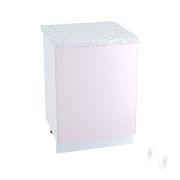 Кухня «Мемфис»: Шкаф нижний 600, ШН 600М (японский шелк/корпус белый)