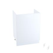Кухня «Мемфис»: Шкаф нижний под мойку 600, ШНМ 600М (белый софт/корпус белый)