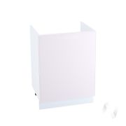 Кухня «Мемфис»: Шкаф нижний под мойку 600, ШНМ 600М (японский шелк/корпус белый)